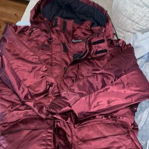 Balenciaga Burgendy downjacket